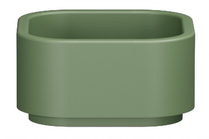 HAKO keramické umyvadlo na desku 30x30cm, verde mat