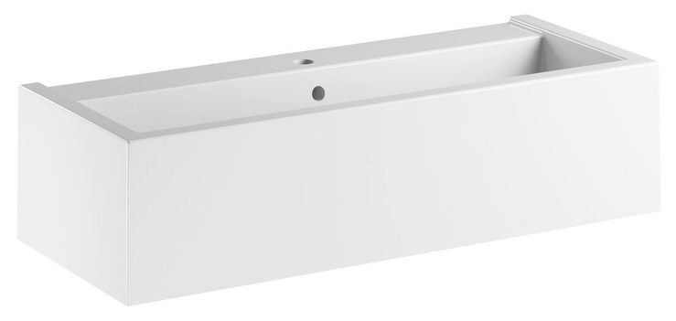 KANAAL keramické umyvadlo 100x40cm, bílá