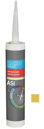 ASI 162, Sanitární silikon, tmavě žlutá, 310 ml
