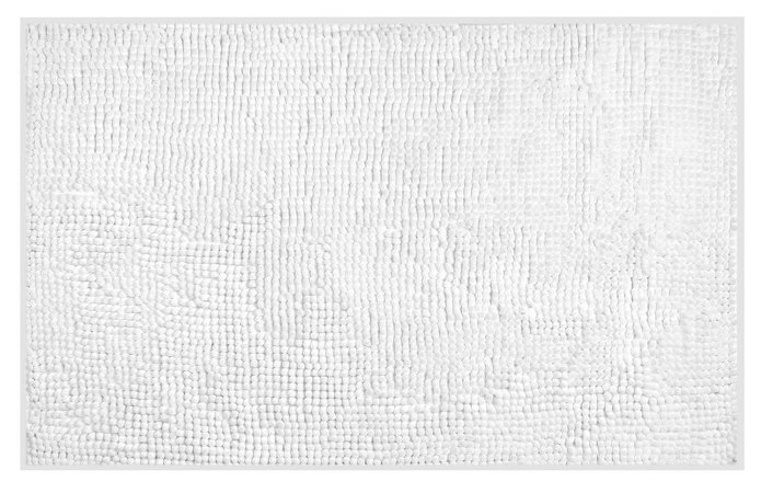 CHENILL koupelnová předložka 50x80cm, 100% polyester, bílá