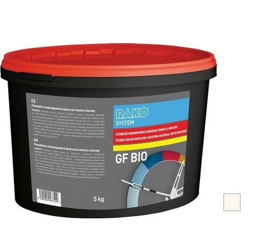 GFBIO 132, Flexibilní vodoodpudivá spárovací hmota s biocidy, bahama, 5 kg