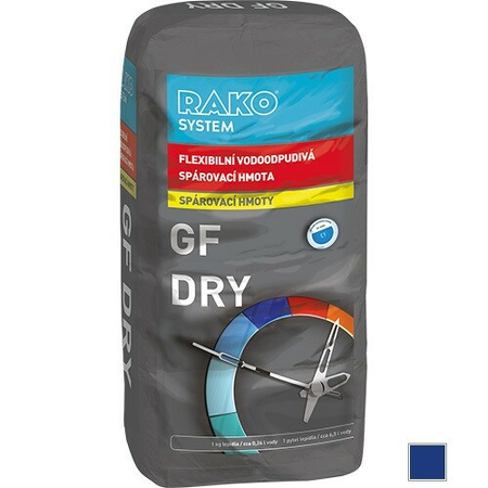 GFDRY 119, Flexibilní vodoodpudivá spárovací hmota, tmavě modrá, 5 kg