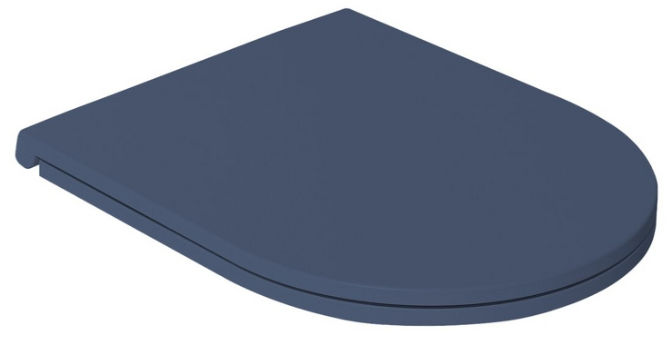INFINITY WC sedátko, SLIM, Soft Close, Easy Take, modrá mat