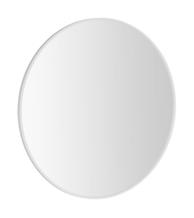 NOTION SLIM kulaté zrcadlo v rámu ø 60cm, bílá mat