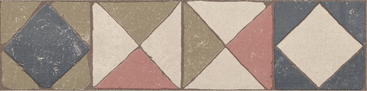 Cotto del Casale, dekor, Mix, 10x44,2 cm