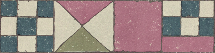 Cotto del Casale, dekor, Mix, 10x44,2 cm