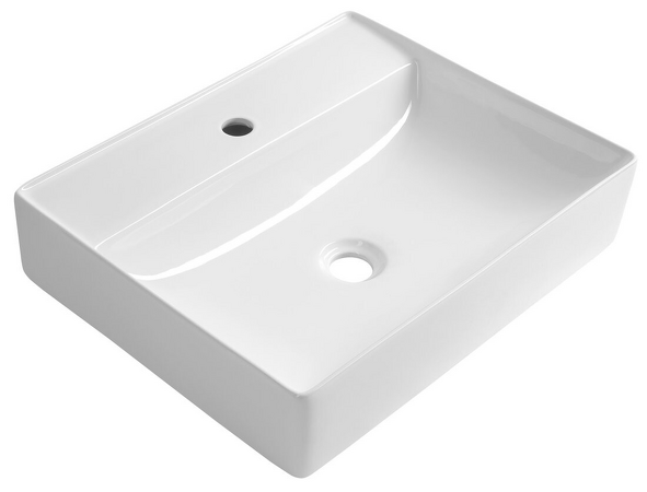 CALLIS keramické umyvadlo na desku 52x42cm, bílá