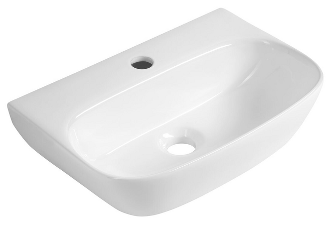 FLANNY keramické umývátko 46x31cm, bílá