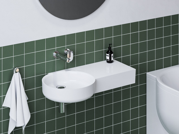 Umyvadlo ARC 83/43 P, bez otvoru pro baterii, bez přepadu