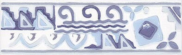 Lucie, WLAED114, listela, 20 x 6,1 cm, modrá