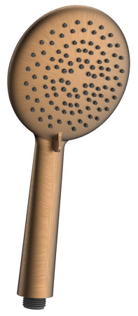 Ruční masážní sprcha, 5 režimů sprchování, silikon trysky, průměr 120mm, ABS/měď mat