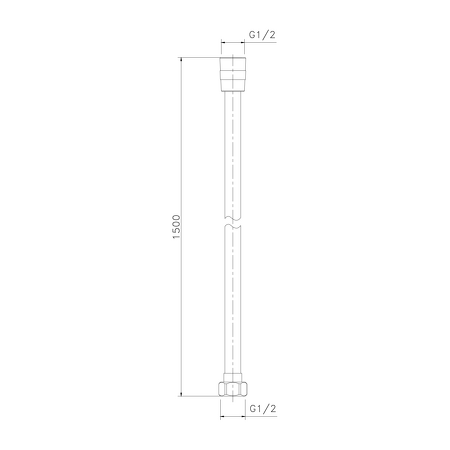 SOFTFLEX plastová sprchová hadice, 150cm, měď mat