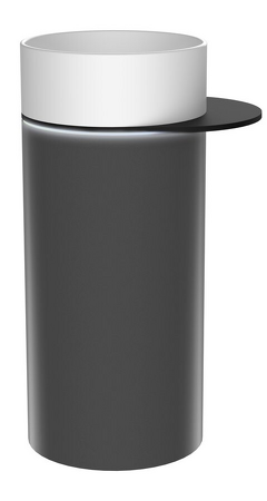 OASIS keramické umyvadlo volně stojící 40x89x52cm, police do prostoru, carina