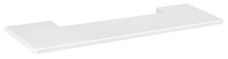 ABELINE police Rockstone 650x12x150mm, bílá mat