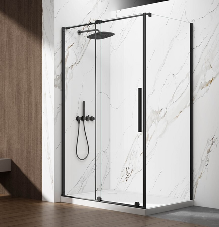 SPIRIT BLACK obdélníkový sprchový kout 1600x900mm L/P varianta