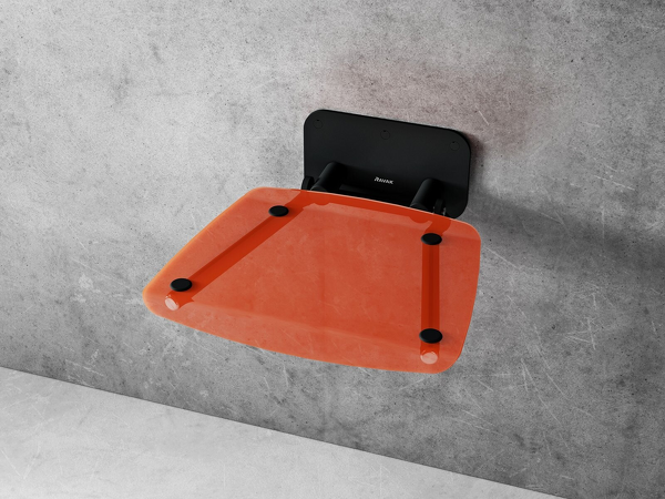 Sedátko OVO-B II-ORANGE/BLACK