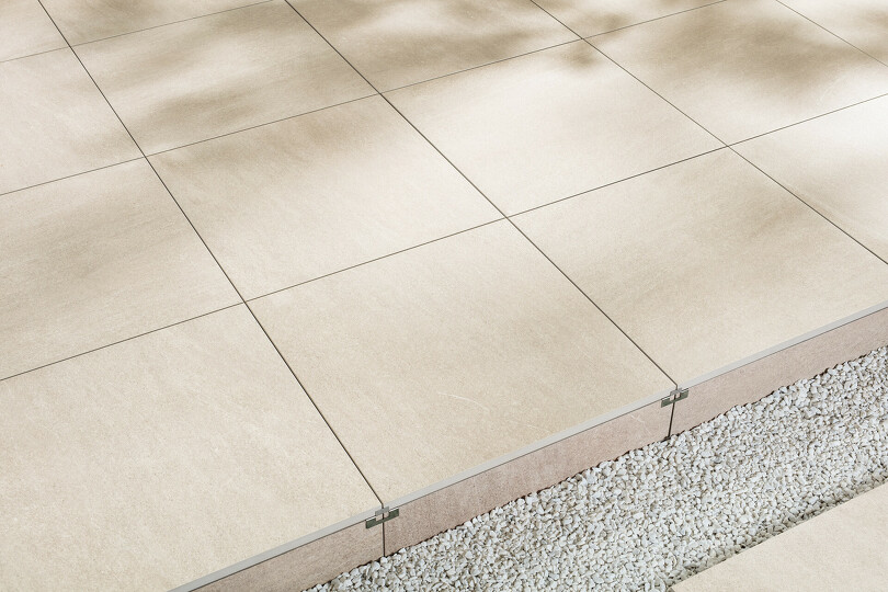 Quarzit outdoor, DCH66737, schodovka, 60 x 60 cm, šedá